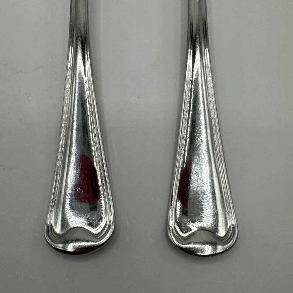 Oneida FLAMBE‎ Serving (4pc Set) Tablespoon Pierced Fork 18/10 Stainless